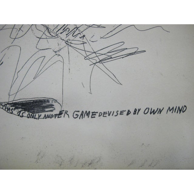 Chris Johanson Signed Aquatint Print Perceptions #3 Game Devised by Own Mind For Sale In Portland, OR - Image 6 of 8
