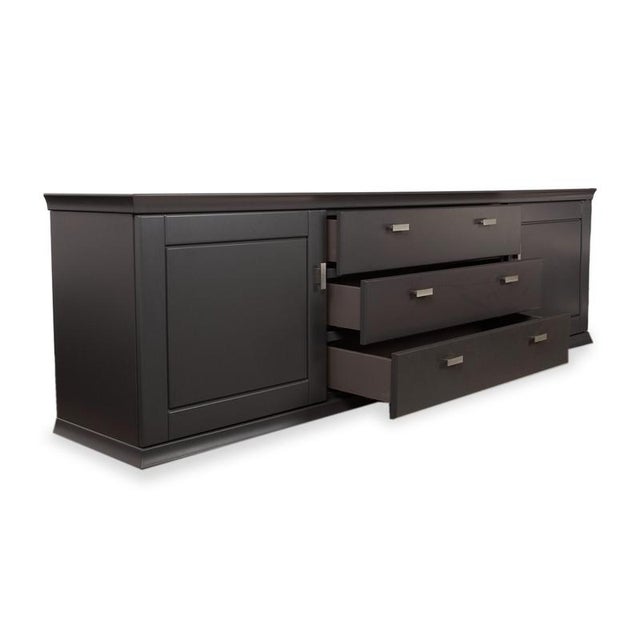 Black Wood Sideboard from Musterring For Sale - Image 4 of 14