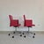 Animal Skin Red Leather Office Chair Bulo Pub & Club by Luc Vincent, 2000s For Sale - Image 7 of 14