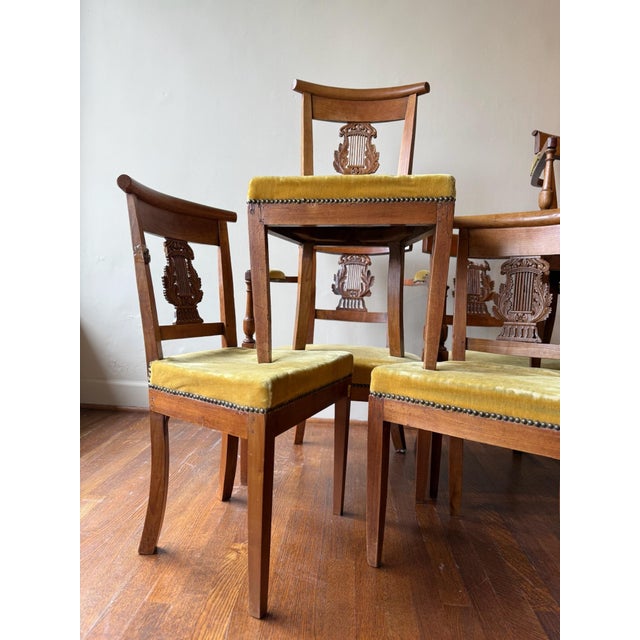 Neoclassical 19th Century Neoclassical Dining Chair - Set of 8 For Sale - Image 3 of 6