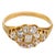 Victorian 19th Century Victorian Old Mine Cut Diamond 18k Yellow Gold Cluster Ring, Size 7.25 For Sale - Image 3 of 6