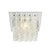 A sleek and sophisticated Mid-Century Modern flush mount chandelier by Doria Leuchten, crafted in Germany circa 1960. This...