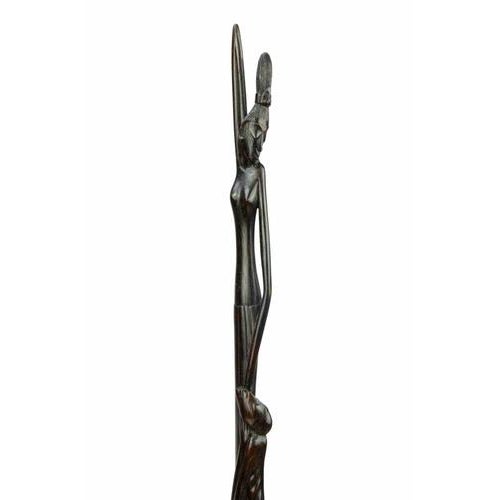 Unknown, Balinese Sculpture of Woman, 20th Century, Bronze For Sale - Image 3 of 5