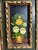 Vintage Small French Oil Painting of Flowers in Wood Frame For Sale - Image 4 of 6