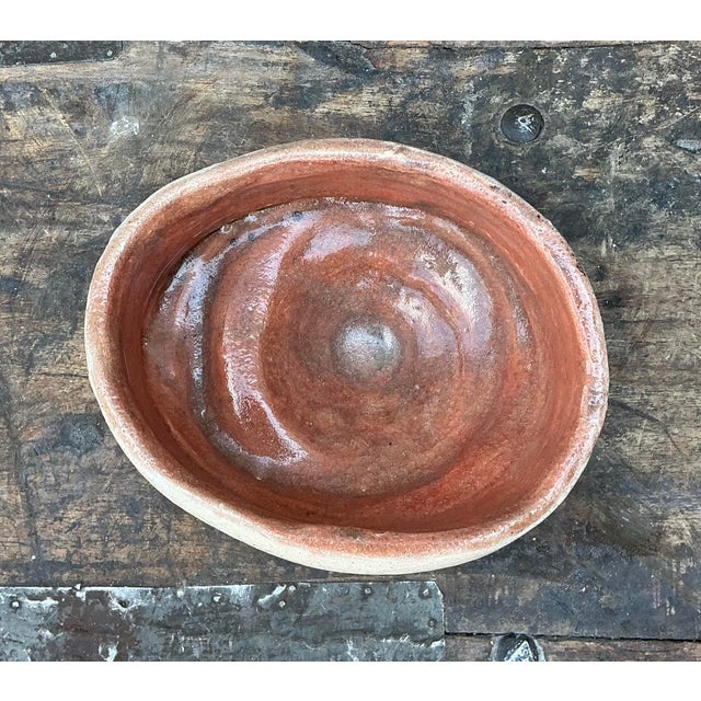 Mid-Century Modern Vintage Original Studio Pottery Biomorphic Bowl For Sale - Image 3 of 12
