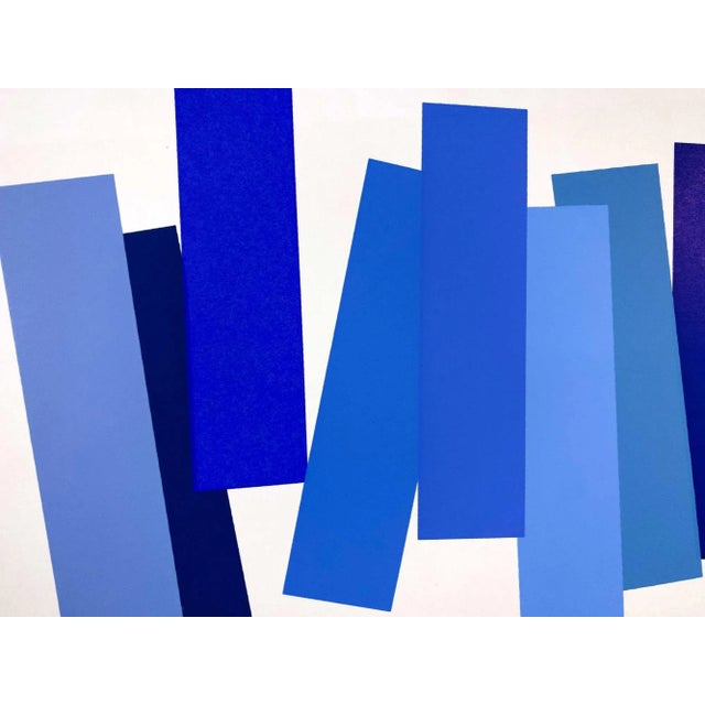 Josef Albers Original Silkscreen [V-3a] Ltd Ed. Color Study +Custom Framing For Sale - Image 4 of 5