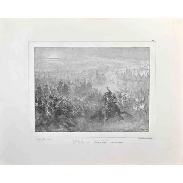 Auguste Raffet, The Battle, Lithograph, 1837 For Sale