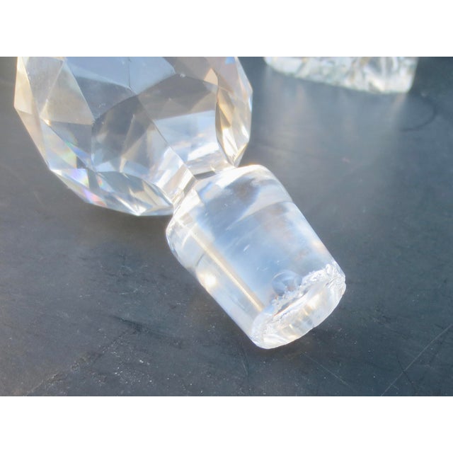 Mid 20th Century Crystal Whiskey Decanter For Sale - Image 4 of 8