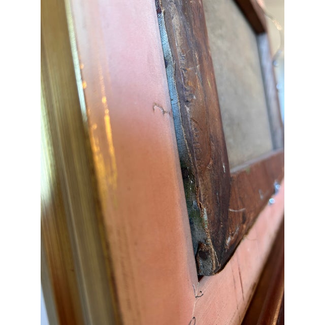 Antique Original Oil Painting, Spanish Impressionism, Seascape For Sale - Image 4 of 12