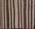Measures: 3'3 x 4'10 Vintage Turkish Kilim Rug in Ivory and Deep Brown Striped Design. Keivan Woven Arts / rug/EN-14011,...