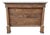 French 19th Century Empire Carrara Marble Top Bleached Mahogany Commode For Sale