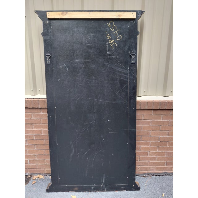Late 20th Century Monumental Neoclassical Giltwood Mirror For Sale - Image 5 of 6