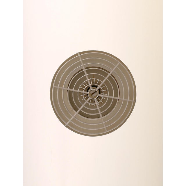 Metal Vintage Scandinavian Lamp with Circles, 1960s For Sale - Image 7 of 9