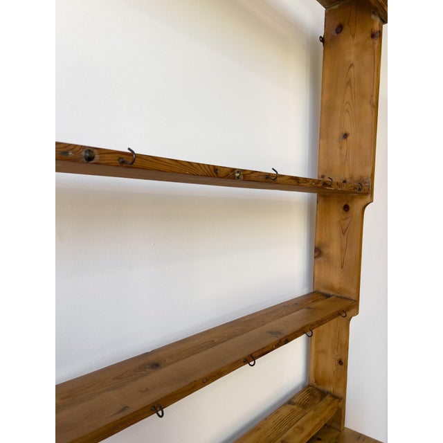Antique Pine Georgian Pot Board With Plate Rack For Sale - Image 9 of 9
