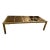Hollywood Regency Brass & Glass Dining Table by Mastercraft For Sale