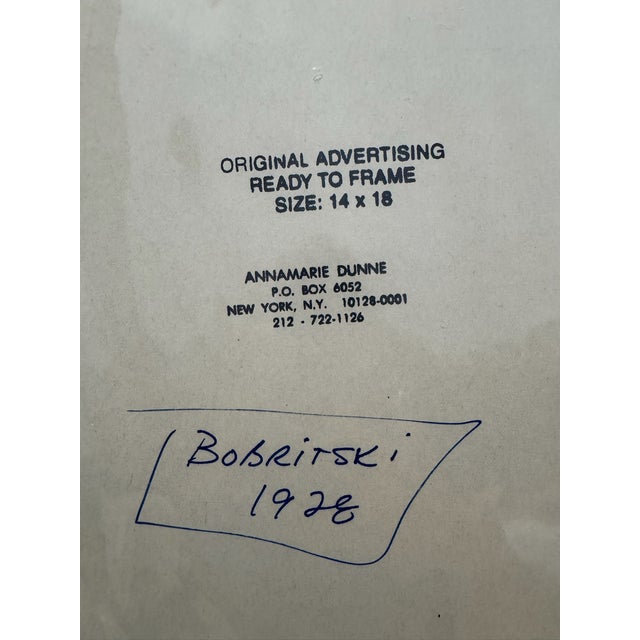 1928 Original Vanity Fair Cover, November, Victor Bobritsky. Art Deco, Matted For Sale In Atlanta - Image 6 of 7