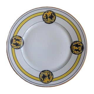 Art Nouveau Porcelain Plates with Oriental Scene from Limoges, Set of 10 For Sale