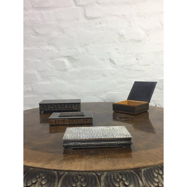 Mid-Century Modern Mid-Century Bronze Cigarette Box, 1970s For Sale - Image 3 of 10