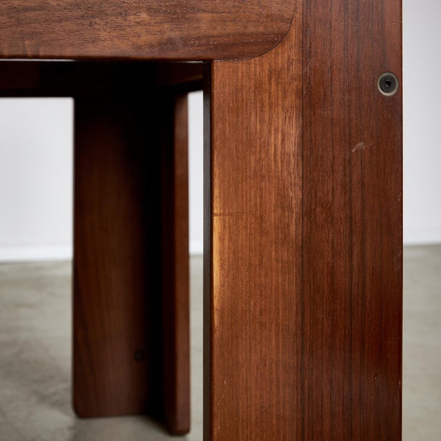 Brown 771 Rosewood Coffee Table by Afra & Tobia Scarpa for Cassina, 1960s For Sale - Image 8 of 18