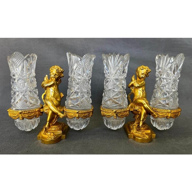 Baccarat Salt Cellars from Baccarat, 1860s, Set of 2 For Sale - Image 4 of 14