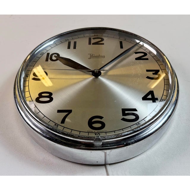 Vintage German Electric Wall Clock from Palmtag, 1960s For Sale - Image 6 of 18