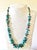 Gorgeous, rare vintage turquoise, and coral Native American beaded necklace
