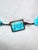 Metal 1970s Hand-Fabricated Sterling and Turquoise Nugget Necklace W/ Mosaic Inlay Clasp For Sale - Image 7 of 16