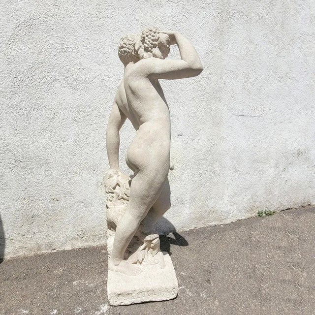 André Deluol, Standing Man, Stone Sculpture, 20th Century For Sale - Image 16 of 18