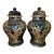 Pair of Mirror Black Chinese Ginger Jars For Sale