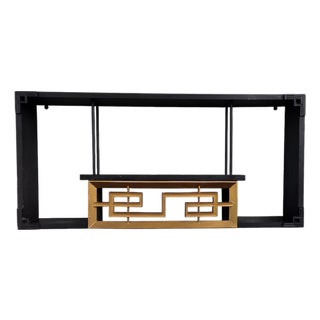 Mid 20th Century Midcentury Chinoiserie/Asian Motif Shadow Box Wall Decor by Syroco For Sale