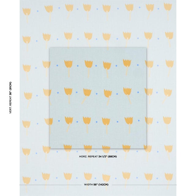 This charming tulip pattern on linen is a nod to the playful prints of artist Caroline Z Hurley’s 1980s childhood. Each...