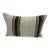 Turkish Hemp Pillow Cushion Natural Beige Black Pillow Cushion Cover 16" x 24" For Sale