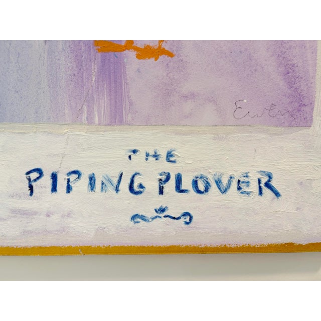 Anne Louise-Ewen Original Oil Painting - “Piping Plover” Bird - 16x20 - Signed For Sale In Atlanta - Image 6 of 6