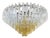 Amber Quadriedro Murano Style Glass Chandelier by Simoeng For Sale
