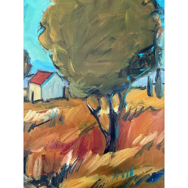 21st Century, Untitled (Pastoral Landscape), Giclee on Fine Art Watercolor Paper, Artist Hallie Walker Reproduction Print For Sale - Image 4 of 12