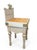 Early 20th Century French Provincial Butcher's Block with Brass Details An early 20th-century French Provincial butcher's...