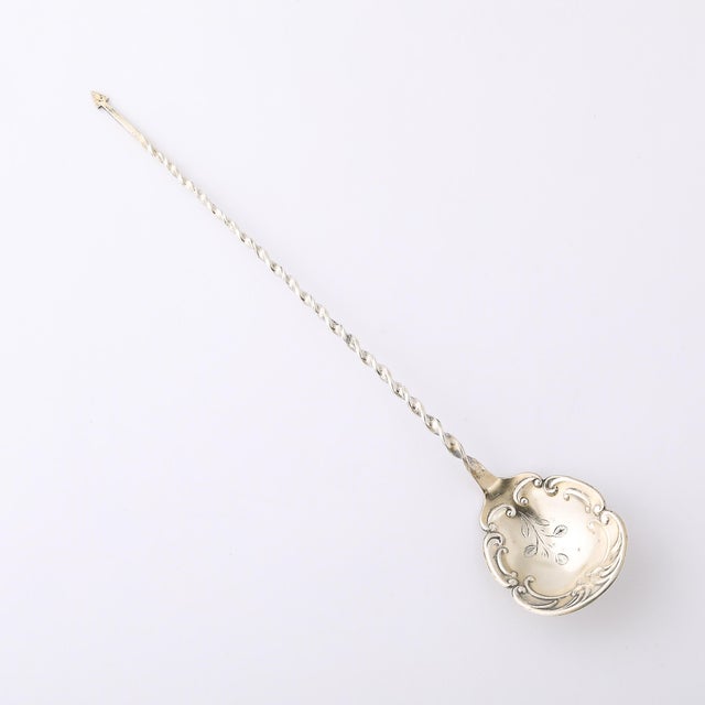 Arts & Crafts Arts & Crafts Movement Sterling Silver Olive Pick & Scoop, Whiting Manufacturing For Sale - Image 3 of 9