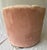 Textile Art Deco Swivel Club Chair Blush Pink Velvet Curved Back, Usa, 1950s For Sale - Image 7 of 7
