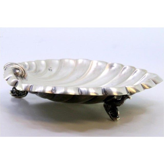 Shell-Shaped Bowl with Fish-Shaped Feet For Sale - Image 4 of 8