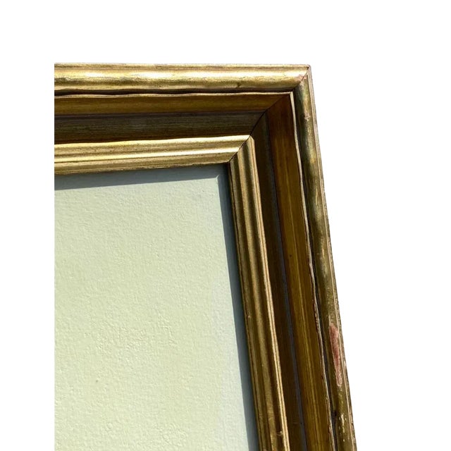 Vintage Geometric Framed Study Painting For Sale - Image 9 of 10