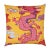 Chinoiserie Schumacher X Johnson Hartig Magical Ming Dragon 20" Pillow in Yellow & Red For Sale - Image 3 of 3