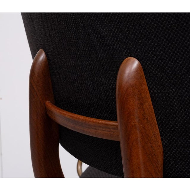 Dutch Scissors Dining Chairs by Louis van Teeffelen for WéBé, 1950s, Set of 5 For Sale - Image 17 of 18