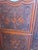 Wood Art Nouveau Three-Panel Hand Carved Oak Screen Military or Musical Dressing Screen For Sale - Image 7 of 13