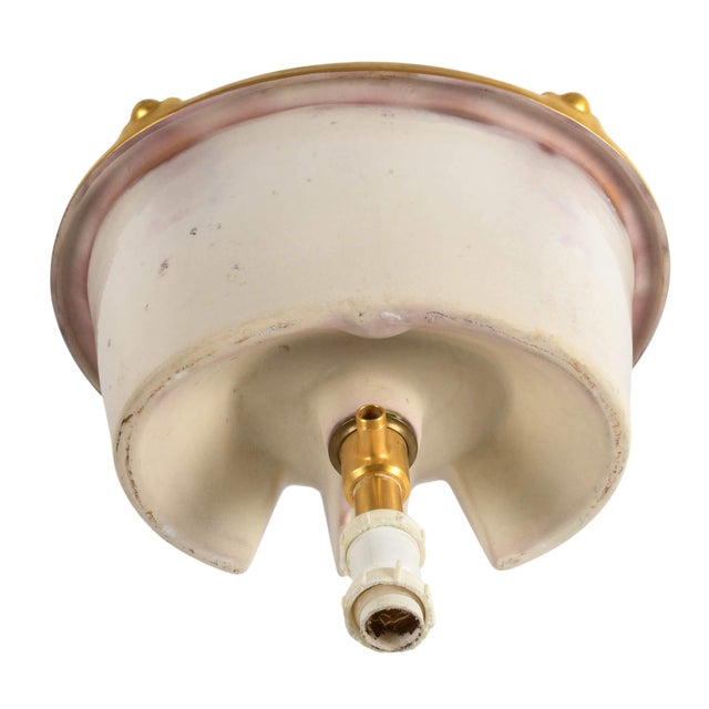 Metal Sherle Wagner Gilt Scalloped Empire Over-Edge Sink | Luxury Italian Vanity Basin For Sale - Image 7 of 7