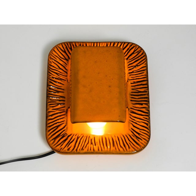 Orange and Green Glazed Ceramic Wall Lights from Kaiser Leuchten, 1960s, Set of 2 For Sale - Image 15 of 18