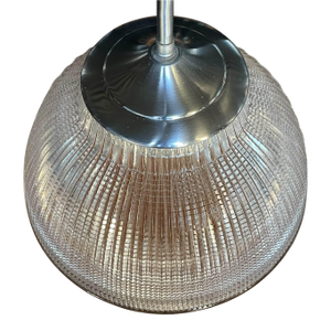 Vintage Halophane Pendant Light