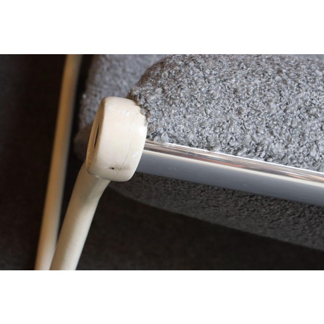 Sling Sofa in Steel and Bouclé by Bruce Hannah and Andrew Morrison for Knoll For Sale - Image 10 of 18