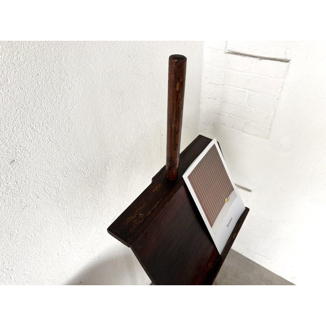 Adjustable Freestanding Lectern in Fruitwood, 1900s For Sale - Image 15 of 16