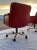 Keilhauer Furniture Mid-Century Modern Red Leather Executive Chair From Keilhauer For Sale - Image 4 of 13