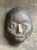 Vintage Hammered Z Bronze Death Mask Wall Sculpture For Sale In West Palm - Image 6 of 12
